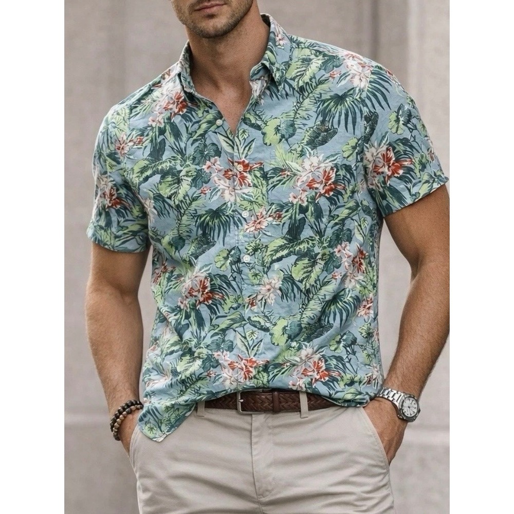 Polo Ralph Lauren Shirt Slim Fit Tropical Floral Men S Button Down Hawaiian